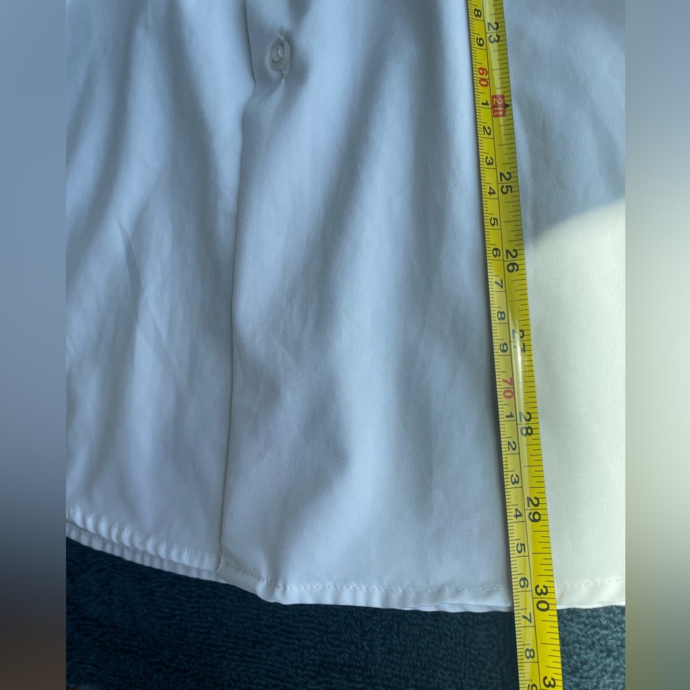 Jones New York Men's White Button-Up Dress Shirt - Picture 4 of 7